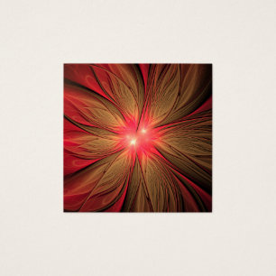 Fleur fractale de fansy rouge