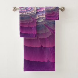 Fleur frappante abstraite fractale couleur rose