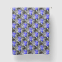 Fleur Gentienne Bleue Noir Et Blanc