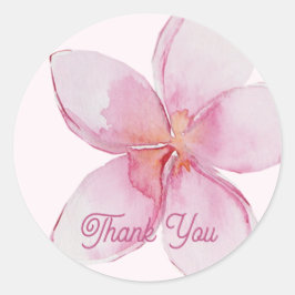 Fleur hawaïenne exotique | Sticker Merci