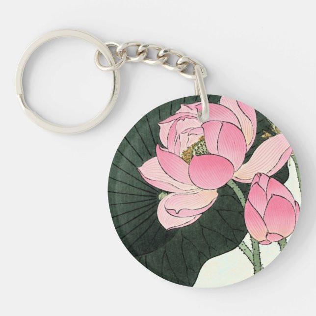 Fleur japonaise Lotus - Art Vintage (Devant)