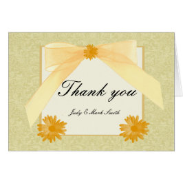 Fleur Jaune Merci Cartes