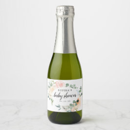 Fleur Jolie Baby Shower Sparkling Wine Labels