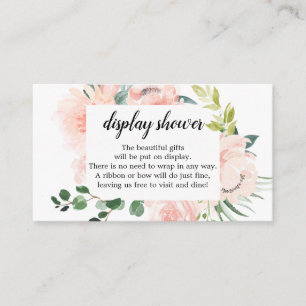 Fleur Jolie Floral Display Dusche Babyduschkarte Begleitkarte
