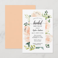 Fleur Jolie Hübsch floral Brautparty lädt ein