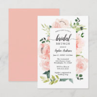 Fleur Jolie Hübsch floral Brautparty lädt ein