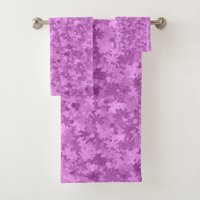 Fleur Lilac moderne violet Motif unique (En situation)