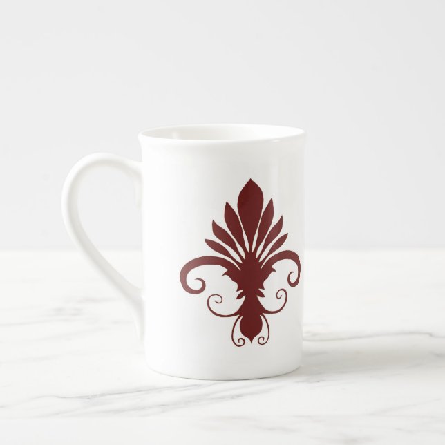 Fleur Lily Wine Prozellantasse (Links)