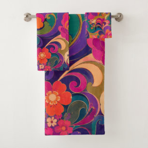 Fleur Luxe Psychedelique des Années 60 Ton Jonquin