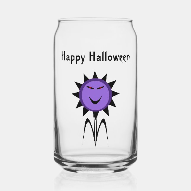 Fleur maléfique Kawaii Goth Halloween Personnalisé (Recto)