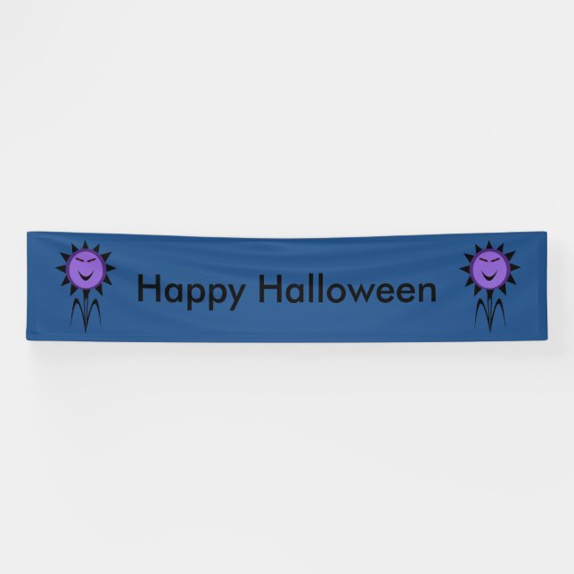 Fleur Malin Kawaii Goth Halloween bannière personn (Horizontal)