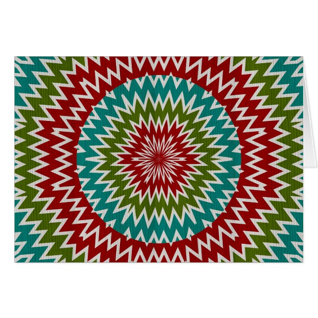 Fleur mandalaic hypnotique (Devant horizontal)