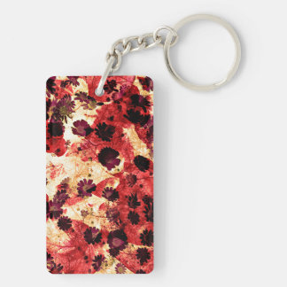 Fleur marguerite jaune rouge motif design abstrait
