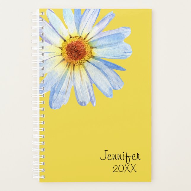 Fleur marguerite Personnalisé Jaune tendance Perso (Devant)