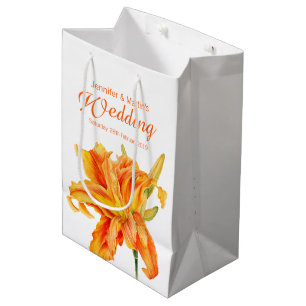 Fleur mariage jour fille en faveur sac cadeau moye