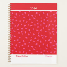 Fleur Moderne Rouge Enjouée