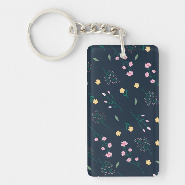 Fleur Motif printemps floral acrylique (Devant)