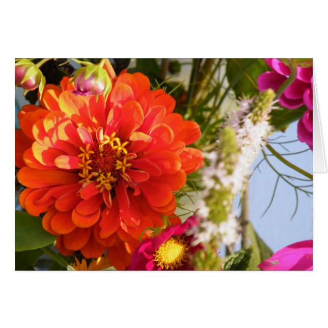 Fleur orange (Devant Horizontal)