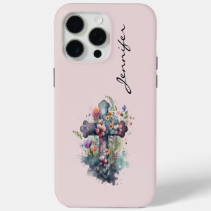 Fleur personnalisée coque iphone chrétien