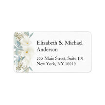 Fleur propre client, Étiquette feuilleté Magnolia