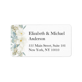 Fleur propre client, Étiquette feuilleté Magnolia