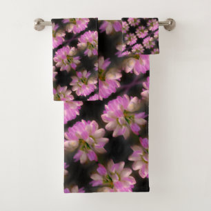 Fleur Rose Et Blanc Fermer Motif