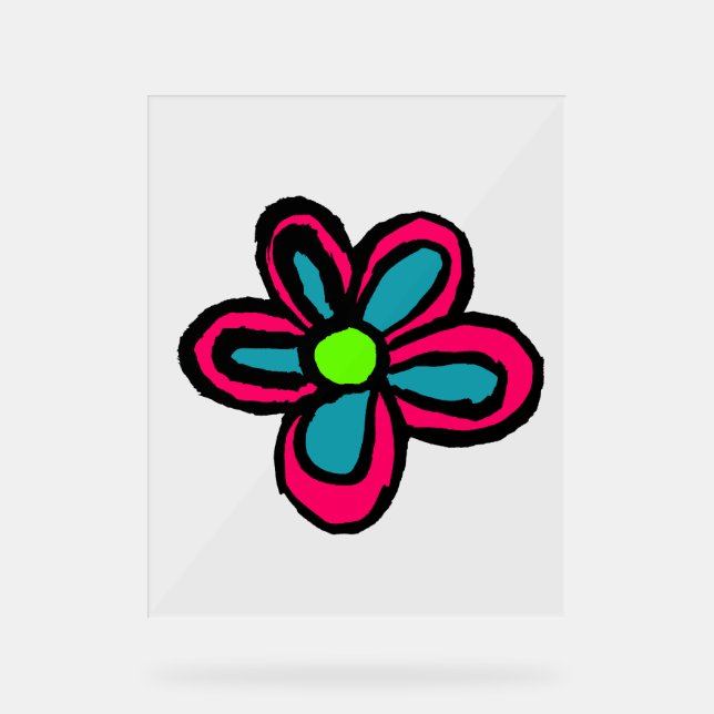 Fleur rose mignonne (Recto)