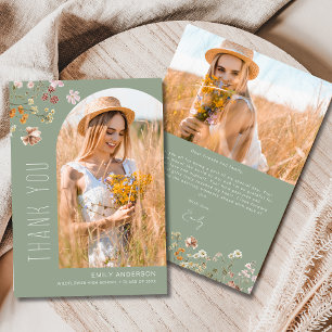 Fleur sauvage Bloom Graduation Photo Merci