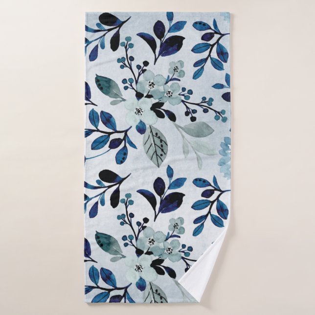 Fleur sauvage Blue Mountain Meadows (Serviette de bain)
