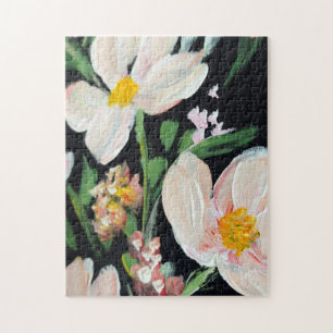 Fleur sauvage Closeup Fine Art Puzzle