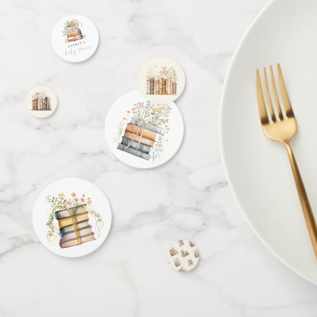 Fleur sauvage Confetti de table de Baby shower Sto (Groupe)
