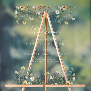 Fleur sauvage d'été Mariage de terrain