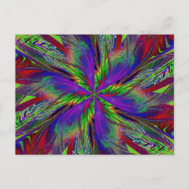 FLEUR SAUVAGE EN SPIRAL 13 Carte postale