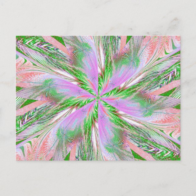 FLEUR SAUVAGE EN SPIRAL 14 Carte postale (Devant)