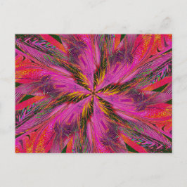 FLEUR SAUVAGE EN SPIRAL 15 Carte postale