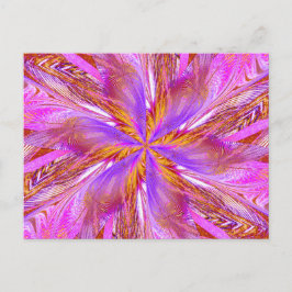 FLEUR SAUVAGE EN SPIRAL 18 Carte postale
