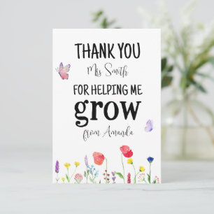 fleur sauvage Été Professeur Appréciation Merci