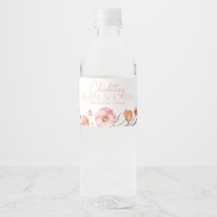 Fleur sauvage Floral Fête des mariées Étiquette bo