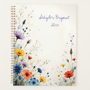 Fleur sauvage Floral Reliure spirale Printemps Bot