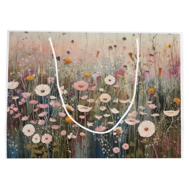 Fleur sauvage Imprimer Sacs cadeaux de plusieurs t (Dos)