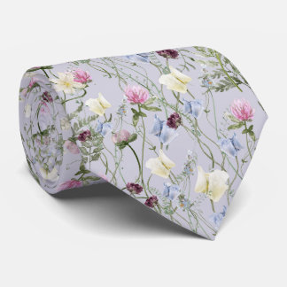 Fleur sauvage Lilac Cravate botanique floral