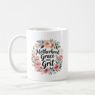 Fleur sauvage Mama Mug   Coupe Florale Grace & Gri