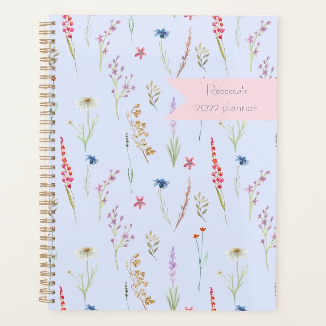 Fleur sauvage Meadow Blue Personnalisé (Devant)