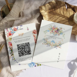 Fleur sauvage Meadow | Floral Mariage Crest RSVP