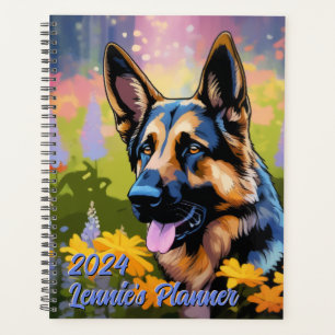 Fleur sauvage personnalisé German Shepherd 2024
