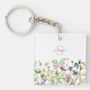 Fleur sauvage rose personnalisé