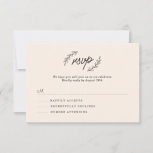 Fleur sauvage RSVP