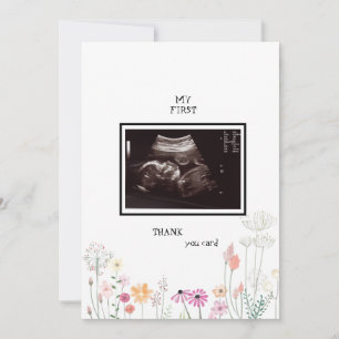 Fleur sauvage Ultrasound Photo Merci drôle