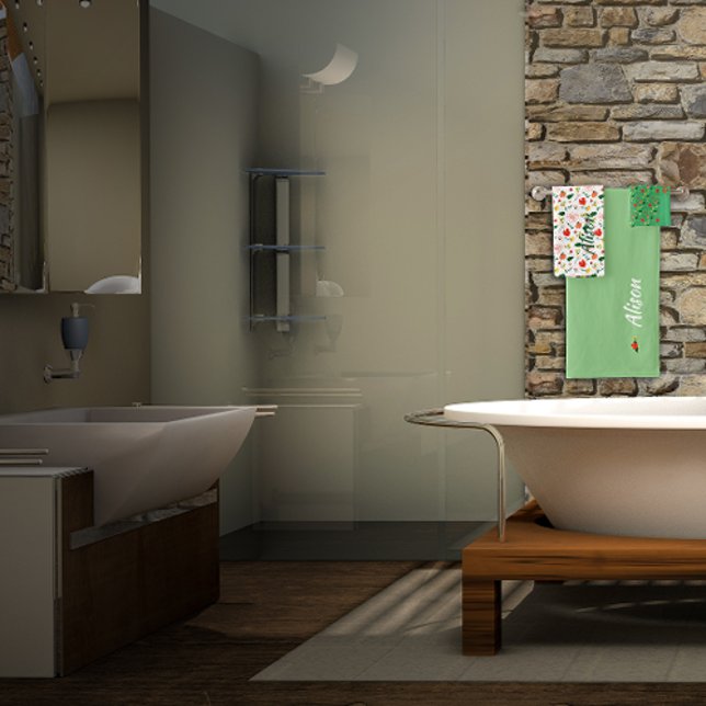 Fleur sauvage vert blanc rouge (Créateur téléchargé)