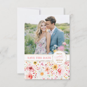 Fleur sauvage vierge Enregistrer le Carte photo de